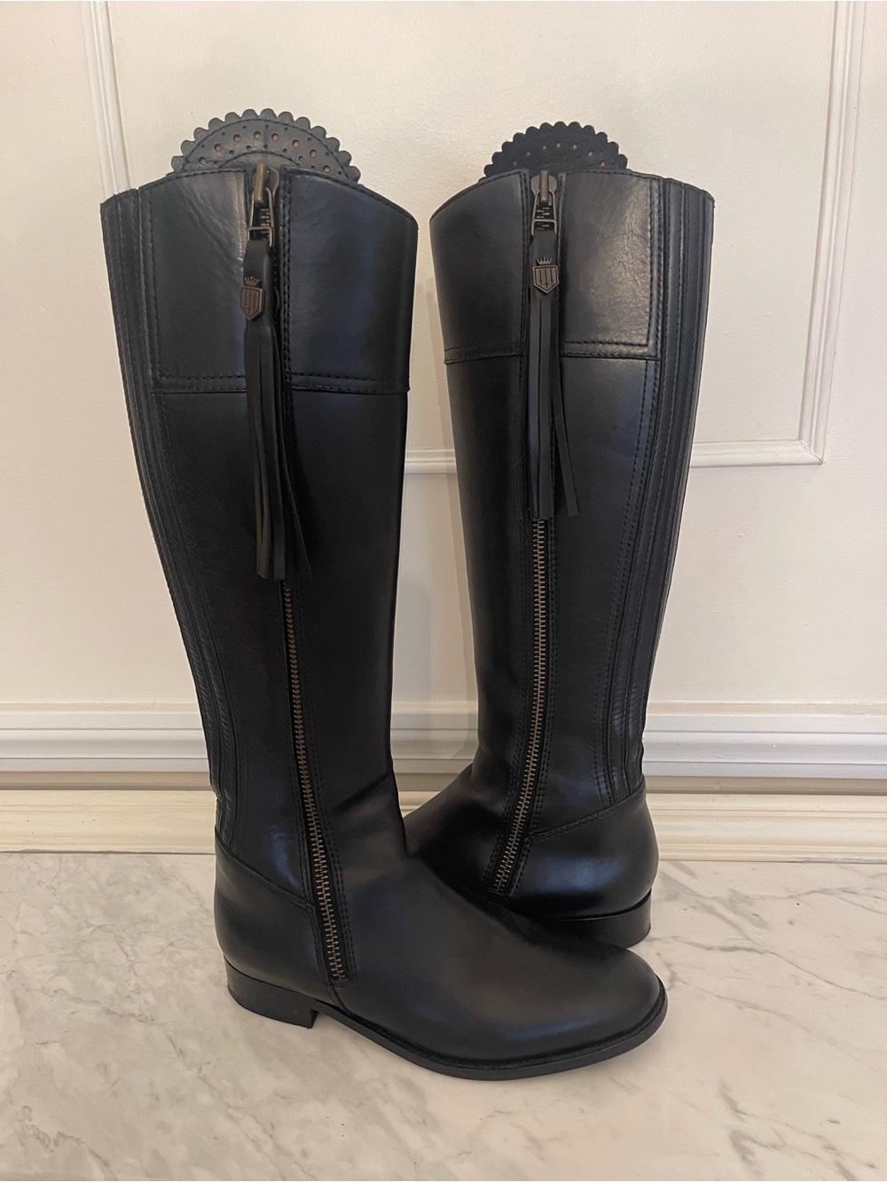 Fairfax & Favor Black Regina Boot